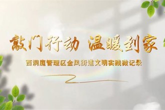 敲门行动 温暖到家——西洞庭管理区金凤街道文明实践微记录