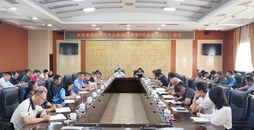 区党委理论学习中心组开展2026年第9次集体（扩大）学习